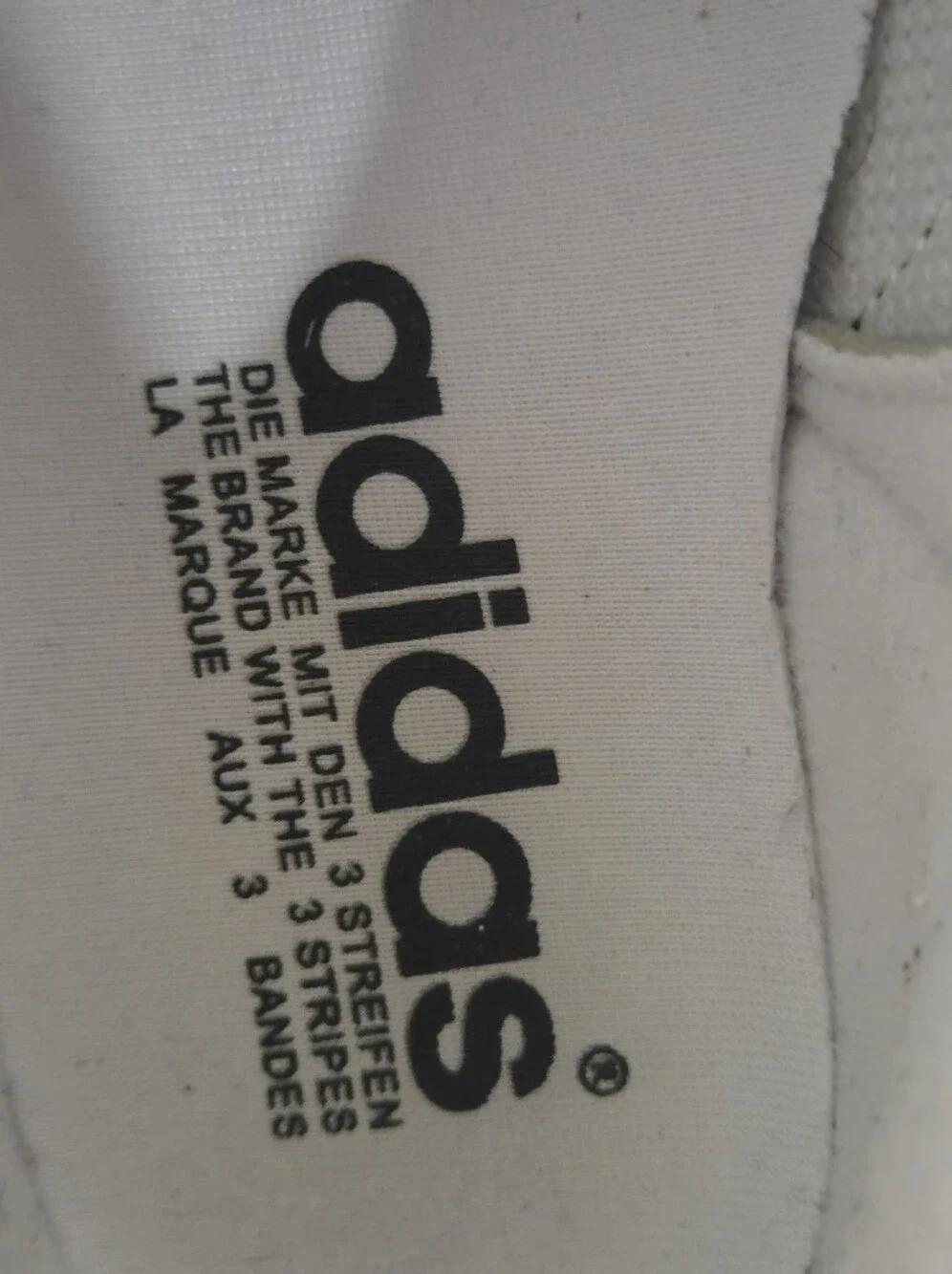 Adidas Samba Classic Sneakers - White with Black Stripes and Gray Suede Size 8